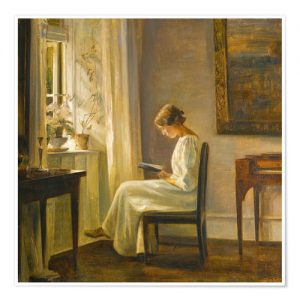 Dipinto di donna che legge